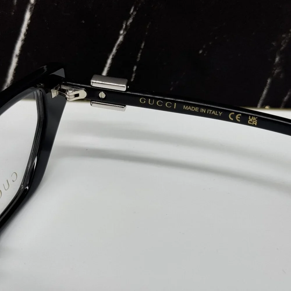 NEW GUCCI  EYEGLASSES GG1683O 001 WOMEN BLACK EYEWEAR GUCCI